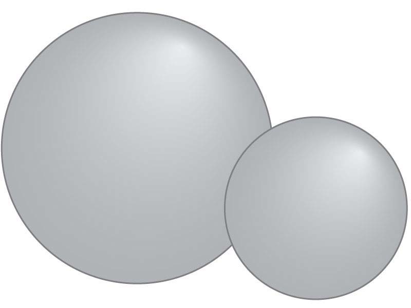Detent Ball 9/32" Diameter Chrome Plated Steel 