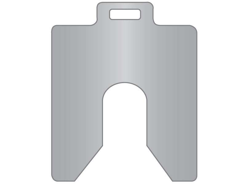 2 Length Mill Stainless Steel Slotted Shim Unpolished 0.015 Thickness 2 Width Finish Pack of 10 