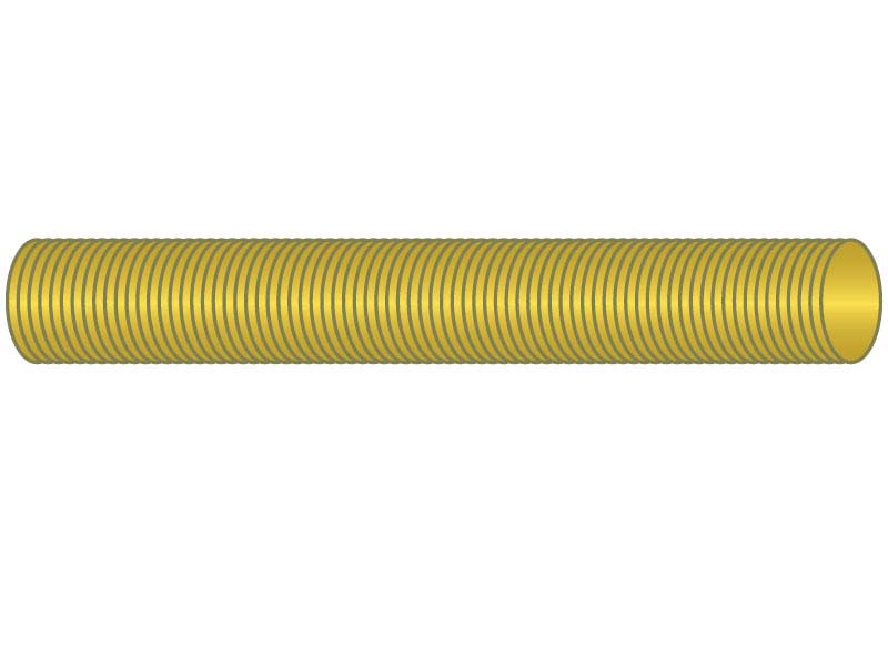 RH 5/16"-24 x 2 Foot Length Threaded Brass Rods 