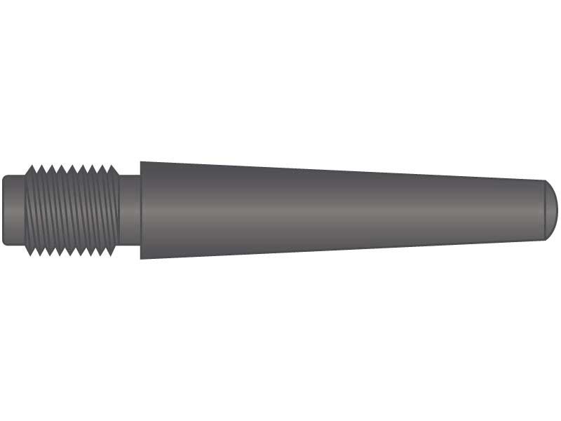 10 Pcs Metric Steel Taper Pins 6.8 mm Large End x 6 mm Small End x 40 mm Long 