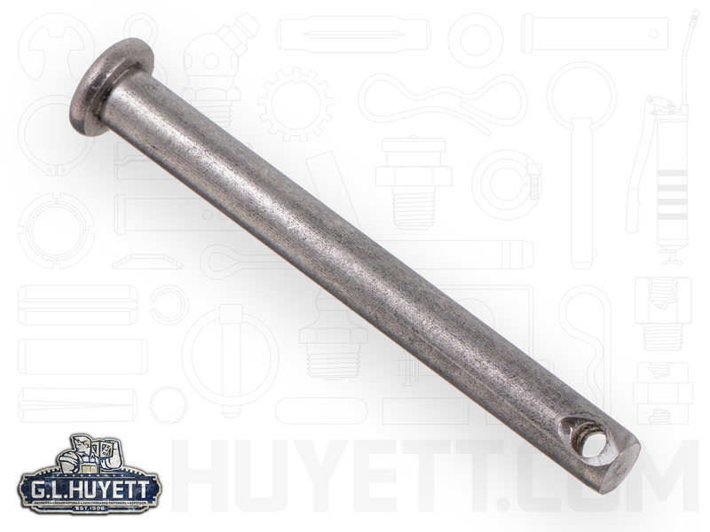 Clevis Pin 3/16" x 5/8" Bright Zinc Plated Steel 