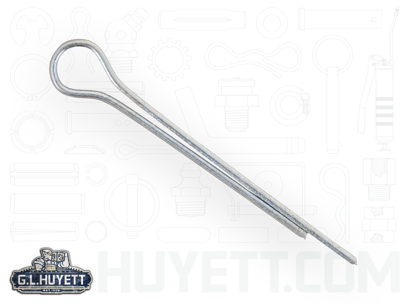 Cotter Pin 1 32 X 3 8 Carbon Steel Zinc Clear G L Huyett