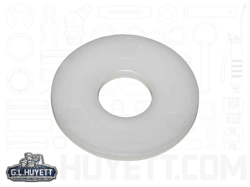 Nylon Penny Flat Washers white . M11x30 Automotive Specification 