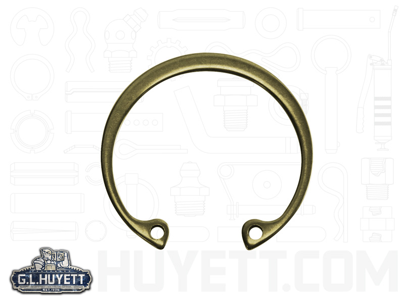 Zinc Yellow Stamped 13/16 Internal Inverted Housing Ring Pkg of 200 USA Spring Steel HOI-081-ZD 