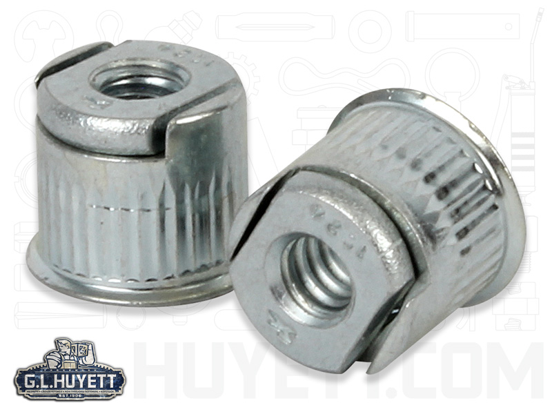 Rivet Nut Knurled Rfsl M4 0 7 X 2 5 Low Carbon Steel Z3 G L Huyett