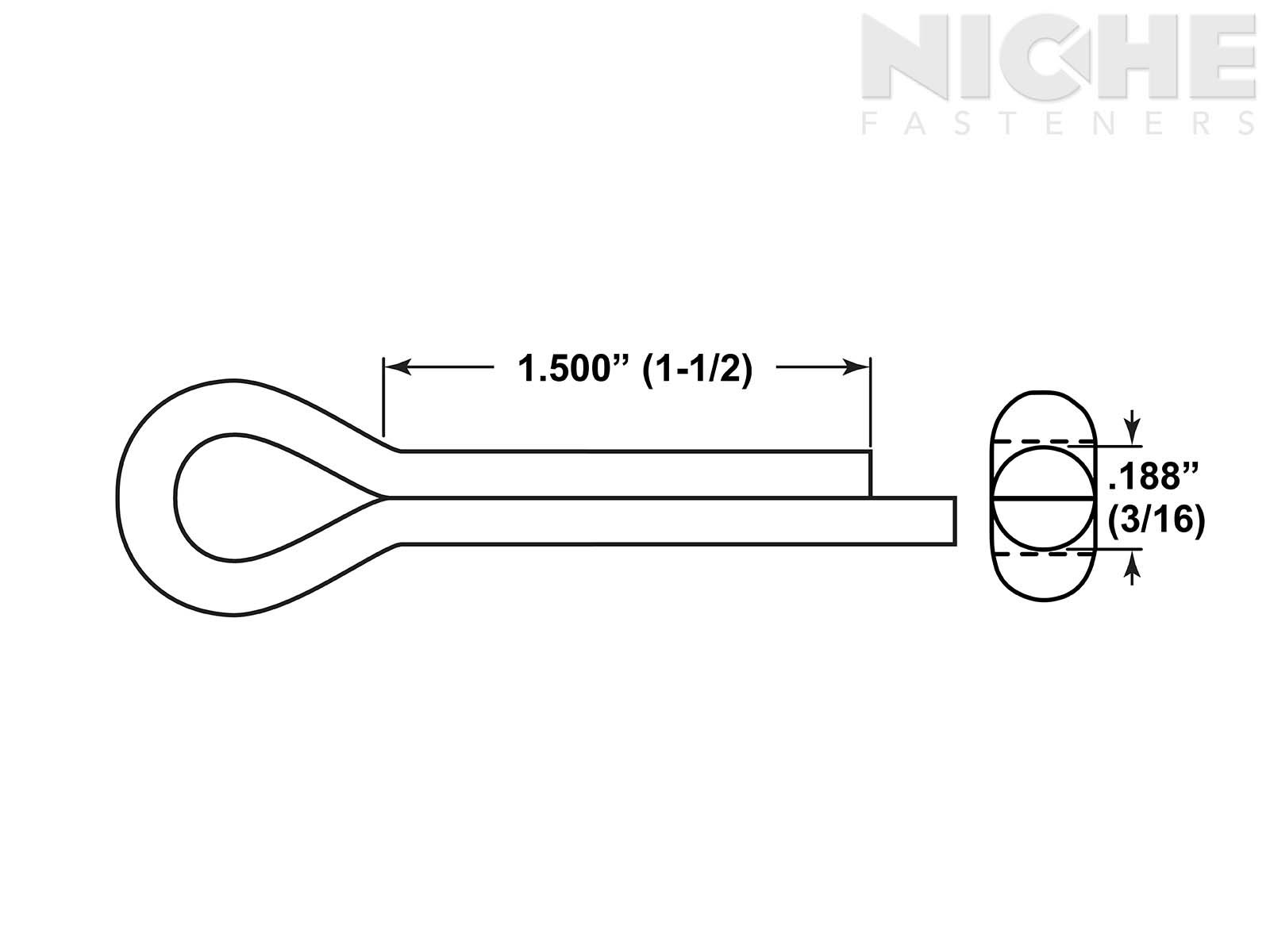 cotter-pin-3-16-x-1-1-2-cs-pl-250-pieces-ebay